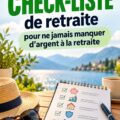 Femme âgée examinant une checklist de retraite à l'intérieur de sa maison, représentant des finances personnelles sécurisées.
