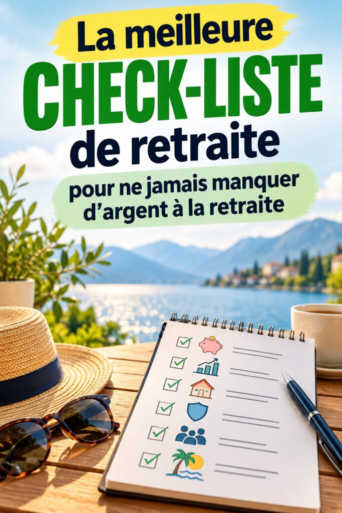 Femme âgée examinant une checklist de retraite à l'intérieur de sa maison, représentant des finances personnelles sécurisées.