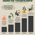 Image d'une femme s'épanouissant financièrement avec des outils de gestion de budget.