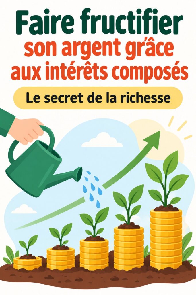 Image montrant des graphiques de croissance financière, symbolisant les intérêts composés