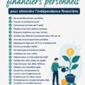 Femme examinant des documents financiers et prenant des notes pour atteindre l'indépendance financière.