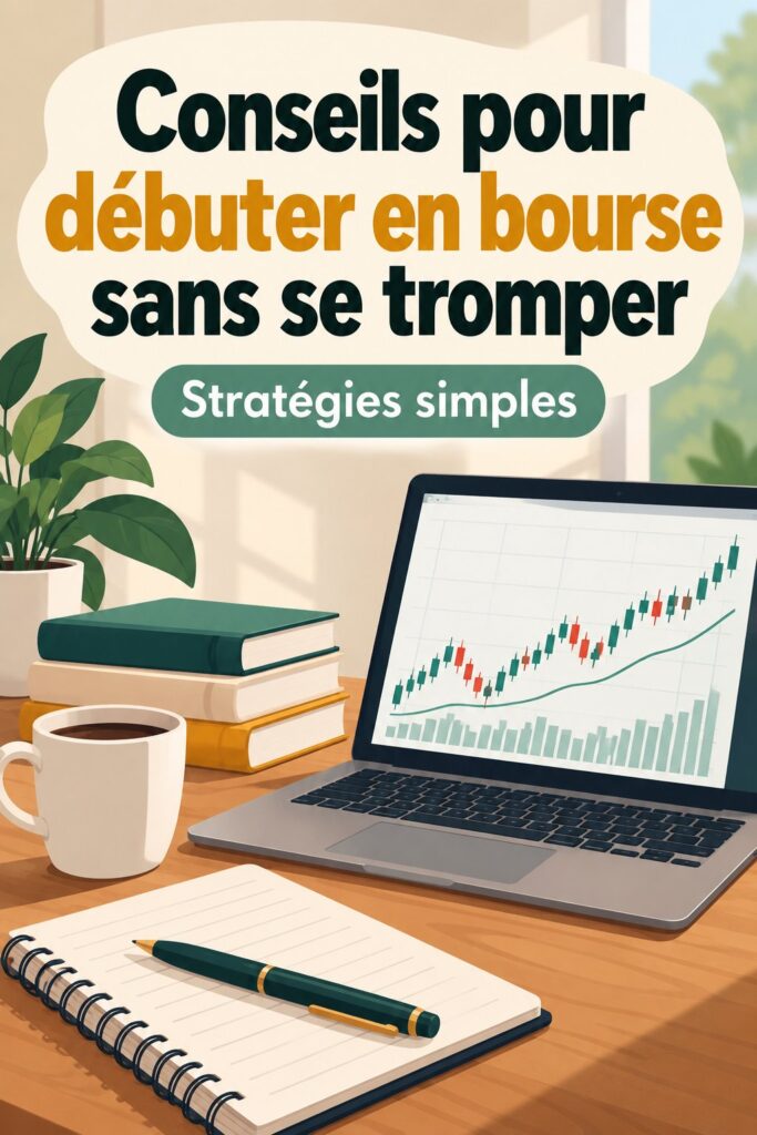 Femme souriante lisant des conseils sur l'investissement financier.