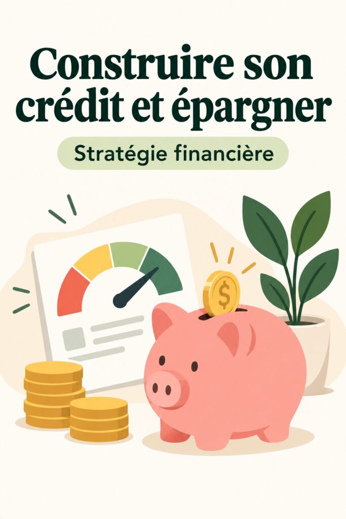 Femme souriante examinant son rapport de crédit et planifiant ses économies.