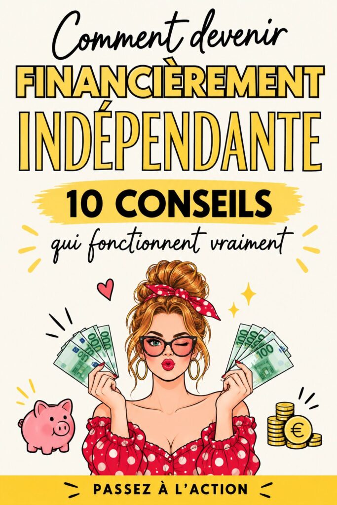 Femme examinant ses finances pour l'indépendance financière