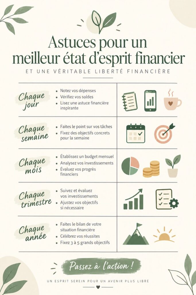 Femme réfléchissant à ses finances personnelles avec un carnet et un stylo