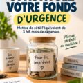 Image représentant une femme tenant un carnet ouvert avec des économies, symbolisant la constitution d'un fonds d'urgence.