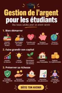 Étudiante utilisant un ordinateur pour planifier son budget.