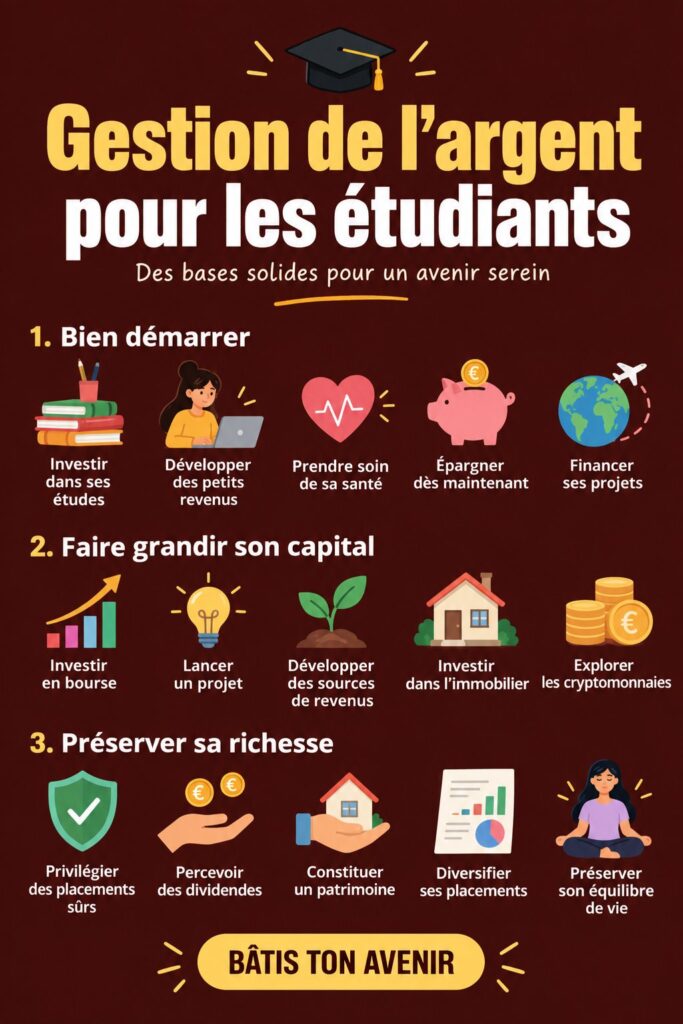 Étudiante utilisant un ordinateur pour planifier son budget.