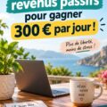 Illustration d'idées de revenus passifs pour femmes de 30 à 50 ans.