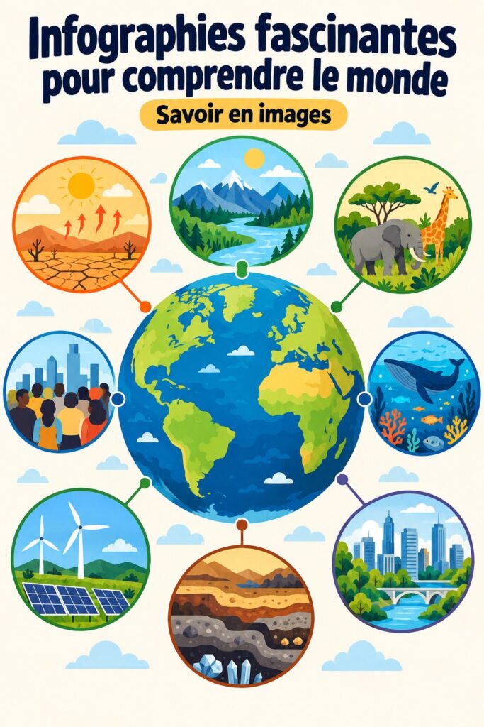 Infographie colorée illustrant des concepts financiers clairs et simples