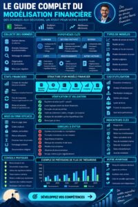 Femme en train d'analyser des données financières sur un ordinateur, illustrant l'importance de la modélisation financière.
