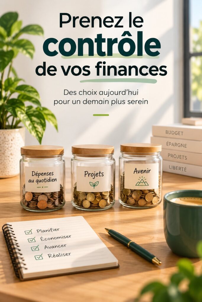 Femme réfléchissant à la gestion de son budget et de ses finances personnelles.