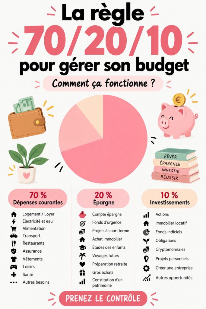 Femme examinant son budget personnel avec un ordinateur et des documents finances