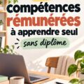 Une femme apprenant de nouvelles compétences sur son ordinateur pour améliorer ses finances personnelles.