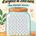 Femme regardant son budget pour créer un fonds d'urgence de 2000 euros.