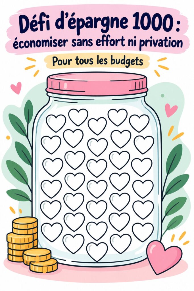 Femme souriante réfléchissant à ses économies sur un carnet