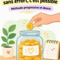 Visuel d'un défi épargne de 52 semaines, avec un graphique illustratif d'économies progressives.