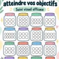Plan de défi d'épargne imprimable pour atteindre ses objectifs financiers.