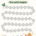 Un affichage d'une tirelire avec des pièces et des billets, symbolisant l'épargne à 1 dollar.