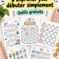 Imprimables colorés pour défis d'épargne