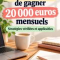 Femme heureuse consultant ses finances pour gagner plus d'argent.