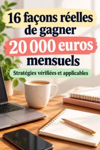 Femme heureuse consultant ses finances pour gagner plus d'argent.