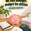 Femme examinant ses finances personnelles et ses factures à la maison.