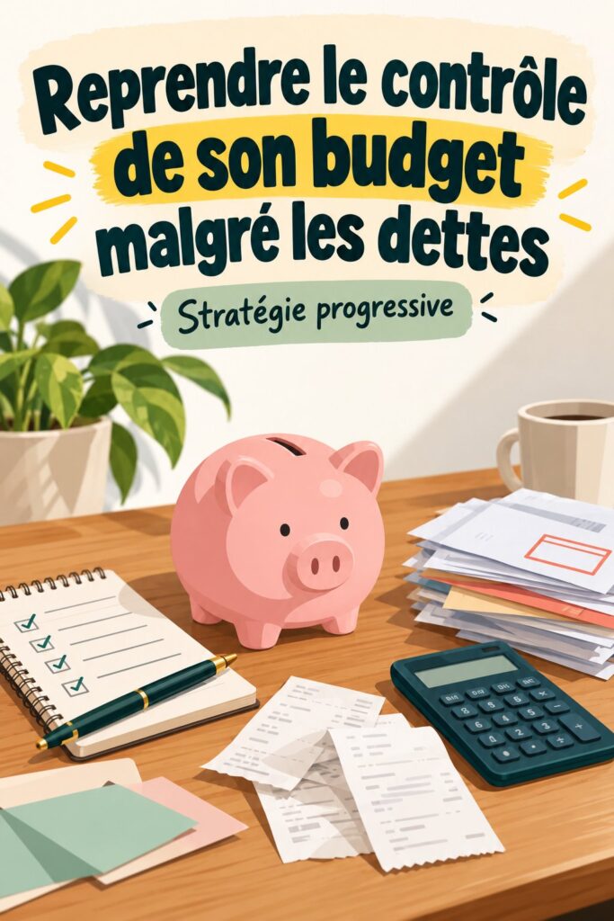 Femme examinant ses finances personnelles et ses factures à la maison.