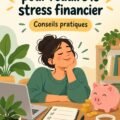 Femme souriante examinant ses finances et planifiant son budget