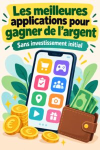 Femme utilisant une application sur son smartphone pour gagner de l'argent.