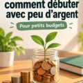 Une illustration représentant le concept du micro-investissement, avec des graphiques et des chiffres.