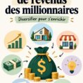 Illustration représentant différentes sources de revenus des millionnaires.