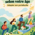 Femme envisagent des stratégies d'investissement adaptées à son âge.